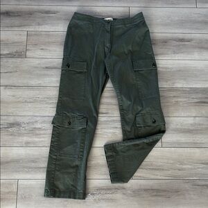 H&M army green cargo pants size 10